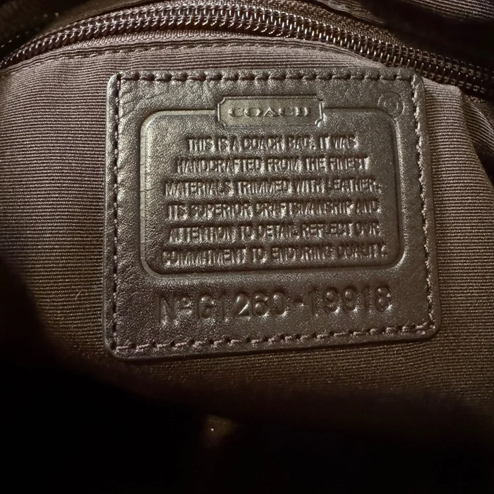 Coach Legacy Duffle Bucket Shoulder Bag, Brown - Picture 5 of 16
